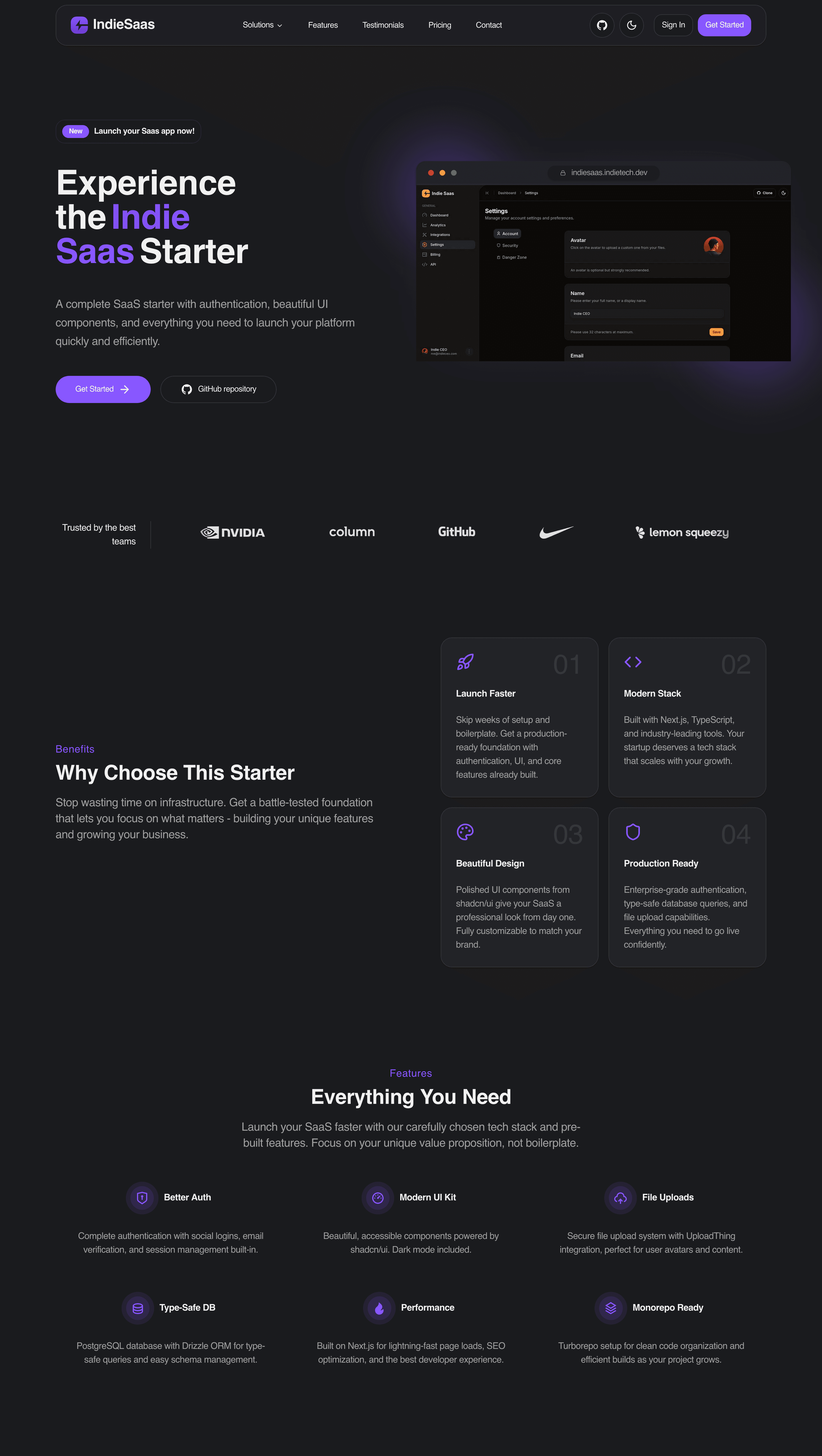 Indie Saas Starter - Image 1